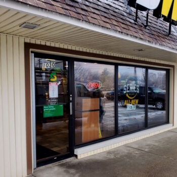 Subway Glass Door Entrance